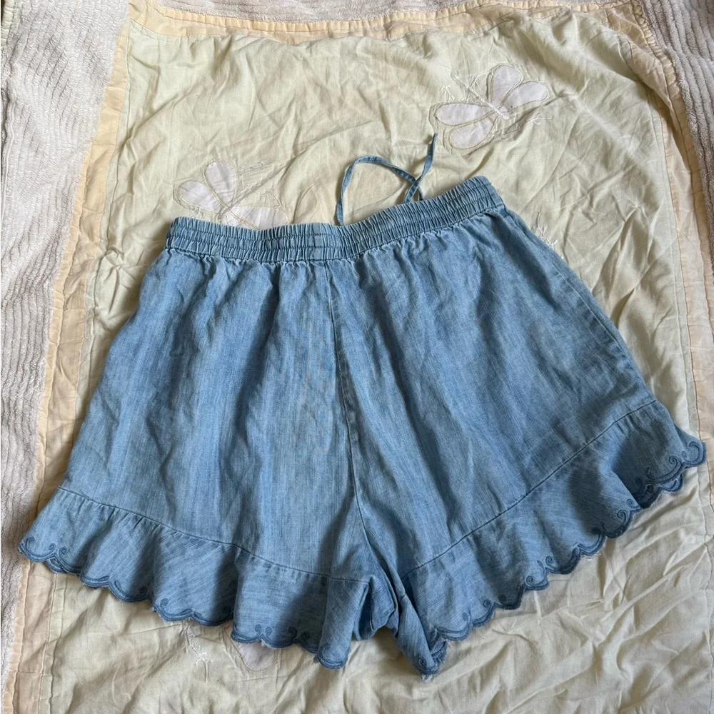 Pilcro Anthropologie Chambray Shorts - Picture 4 of 7